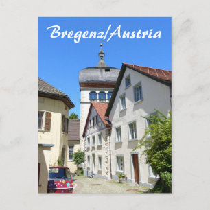 Bregenz in Austria Old Town Postcard