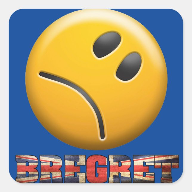 BREGRET SQUARE STICKER (Front)