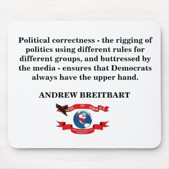 Breitbart Inspiring Mouse Pad (Front)