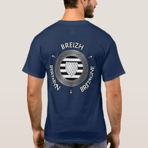Breizh   Bertaeyn   Bretagne Arms & Knot T-Shirt