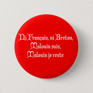 BREIZH BRETAGNE BRITAIN malouin 6 Cm Round Badge