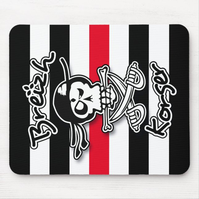 Breizh Korser (Brittany privateer) Mouse Pad (Front)