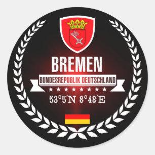 Bremen Classic Round Sticker