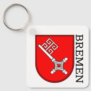 Bremen Coat of Arms Key Ring