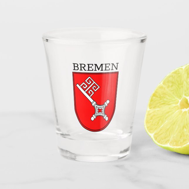 Bremen Coat of Arms  Shot Glass (Front)