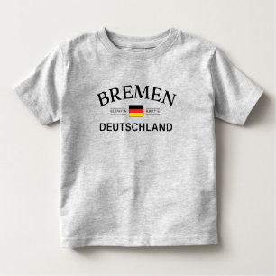 Bremen Deutschland Coordinates German Toddler T-Shirt