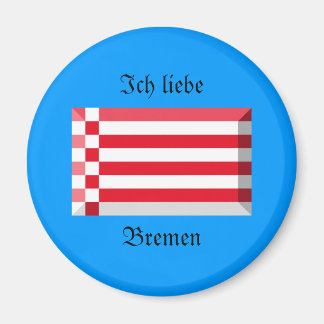 Bremen Flag Gem Magnet