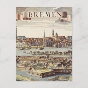 Bremen, Germany, 1719 Postcard
