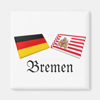 Bremen, Germany Flag Tiles Magnet