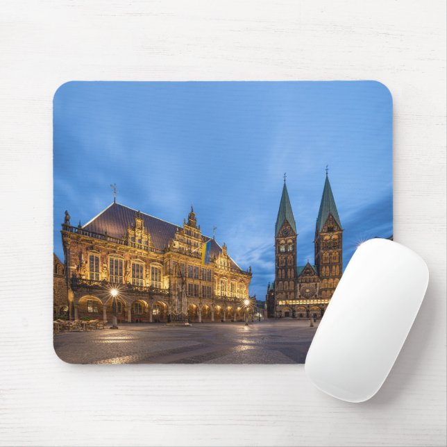 Bremen Germany Mouse Pad (With Mouse)