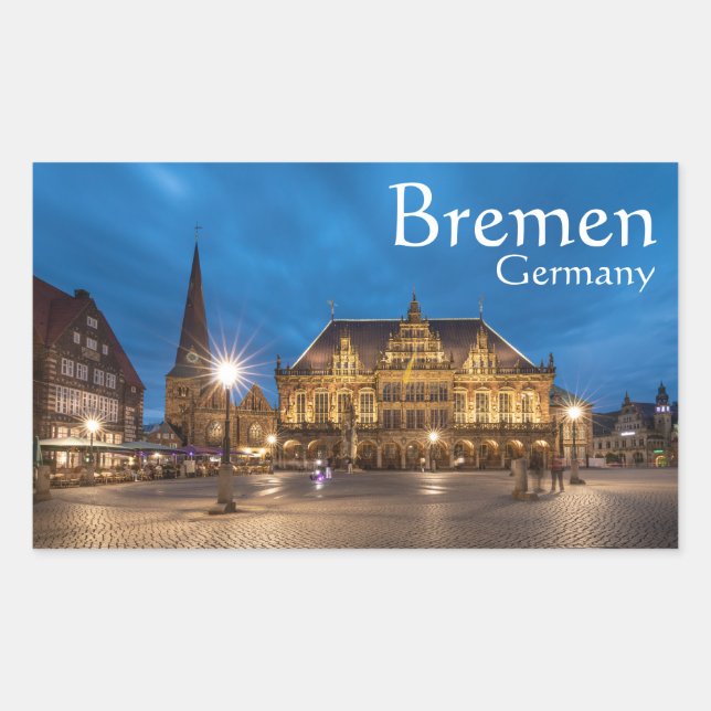 Bremen Germany Rectangular Sticker (Front)