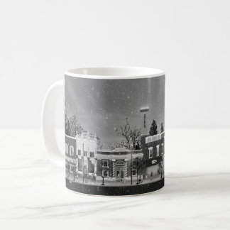Bremen, IN BW 'Winter Wonderland" Coffee Mug