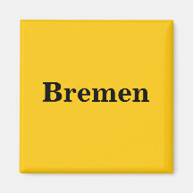 Bremen Schild Gold - Gleb magnet