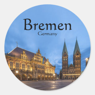 Bremen Souvenir Classic Round Sticker