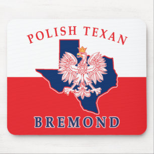 Bremond Polish Texan Mouse Pad