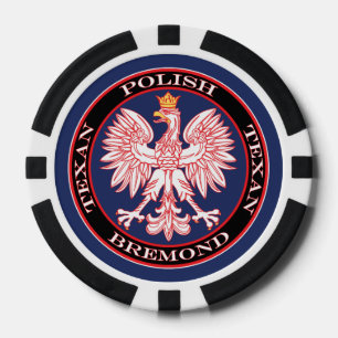 Bremond Round Polish Texan Poker Chips
