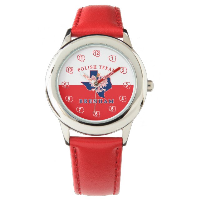 Brenham Polish Texan Watch (Front)