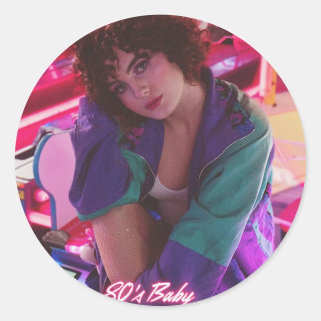 Brenna Faith 80s Baby Sticker (Front)