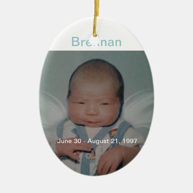 Brennan Ceramic Tree Decoration (Front)