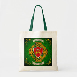 Brennan Irish Shield & Celtic Cross Personalised Tote Bag
