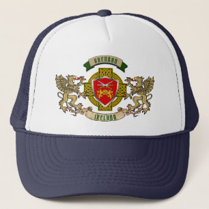 Brennan Irish Shield & Griffins Personalised  Trucker Hat