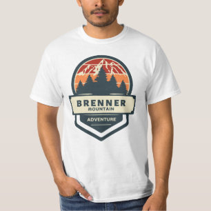 Brenner mountain peak climbing and hiking T-Shirt