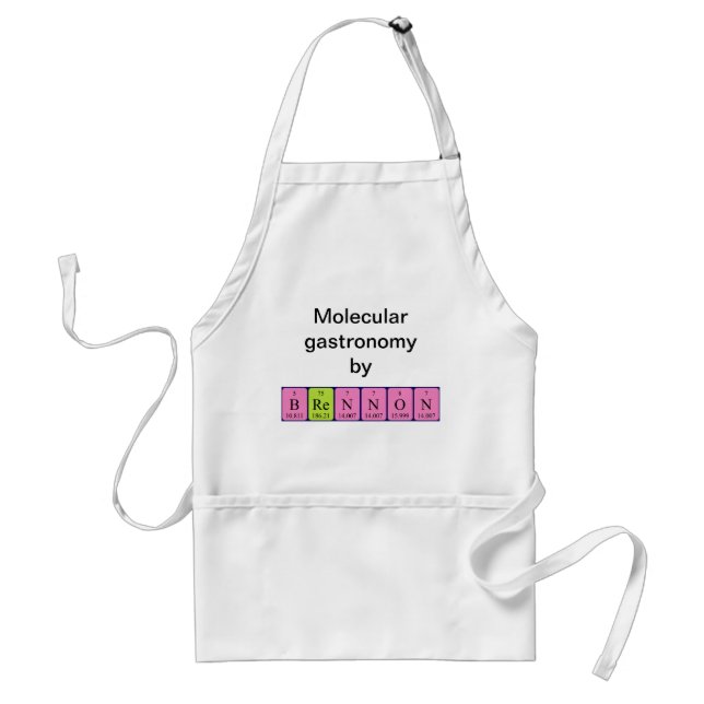 Brennon periodic table name apron (Front)