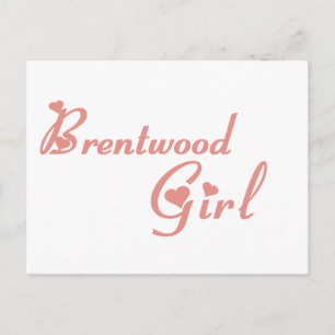 Brentwood Girl tee shirts Postcard