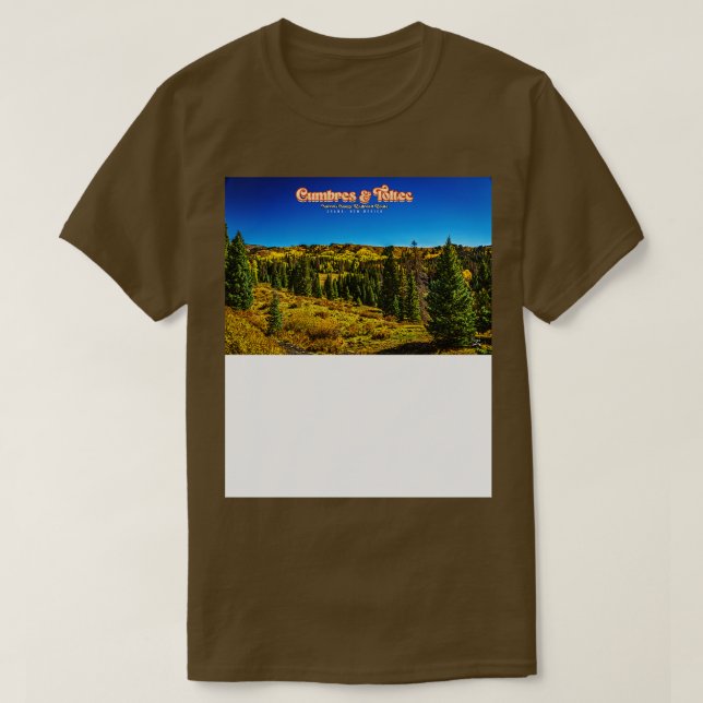bres and Toltec Narrow Gauge Railroad T-Shirt (Design Front)