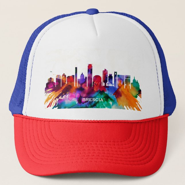 Brescia Skyline Trucker Hat (Front)