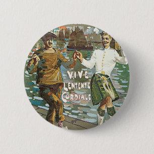 Brest á Londres 18 heurs 6 Cm Round Badge