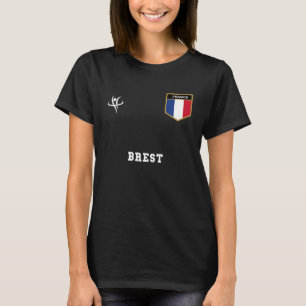 BREST France Vintage Sports T-Shirt