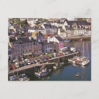 Bretagne, Belle Ile en Mer, Yachts, fishing boats Postcard