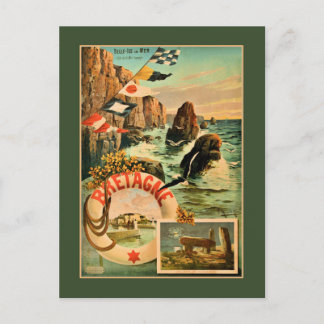 Bretagne Brittany Hugo d'Alesi 1895 French travel Postcard