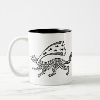 Breton ermine Two-Tone coffee mug