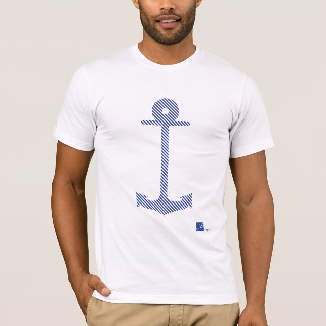 Breton Striped Anchor Tee (Front)