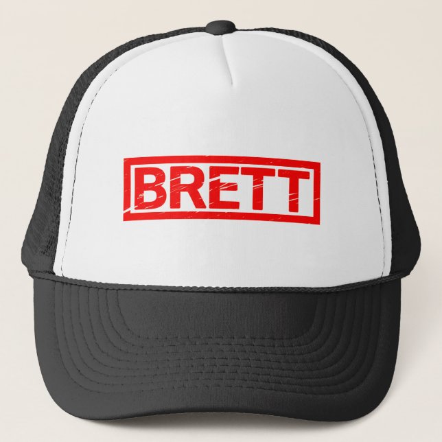 Brett Stamp Trucker Hat (Front)