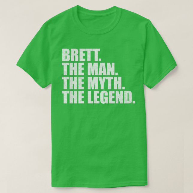 BrettBrett Name Brett given name T-Shirt (Design Front)