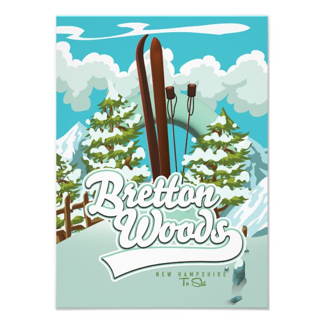 Bretton Woods New Hampshire To Ski  Photo Print (Front)