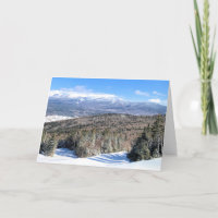 Bretton Woods ski resort Thank You Card