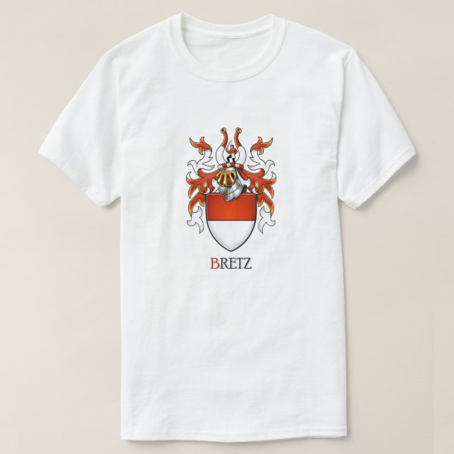 Bretz Coat of Arms Shirt (Design Front)