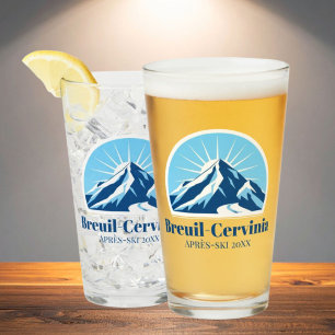 Breuil-Cervinia Italy ski resort party Glass