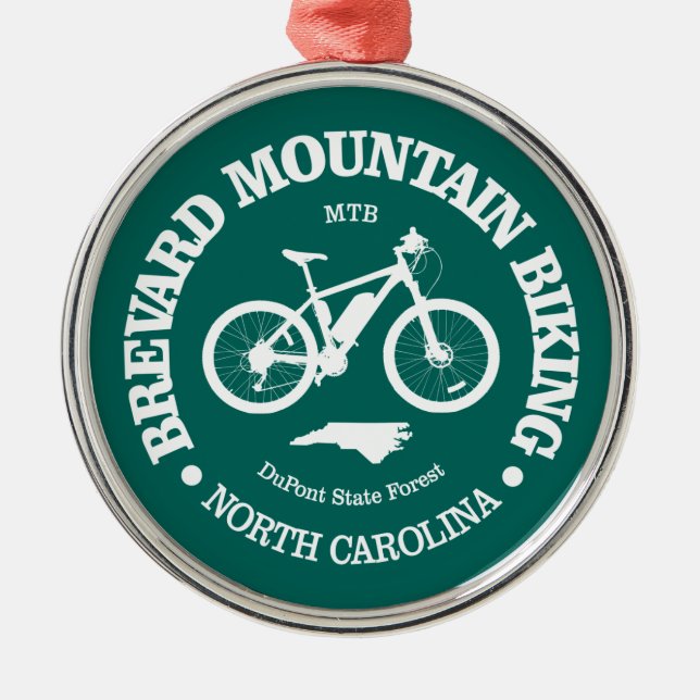 Brevard (MTB) Metal Tree Decoration (Front)