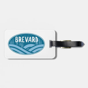 Brevard North Carolina Outdoors Luggage Tag