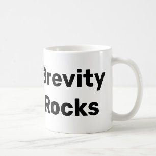 Brevity Rocks Left-Handed Mug
