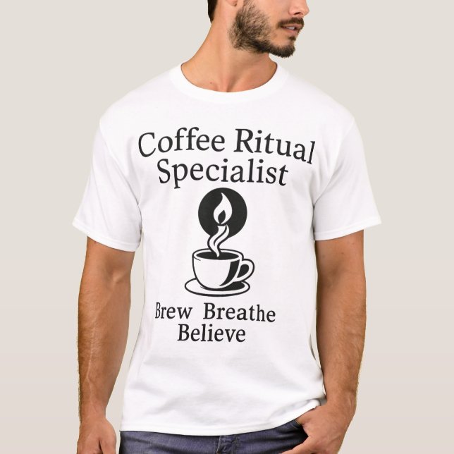Brew Breathe Believe T-Shirt (Front)