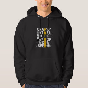 Brew Dad Beer Craft Yeast Malt Hop Brew Beer Fathe Hoodie