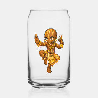 Brew Fighter Honey Malt Can Glass