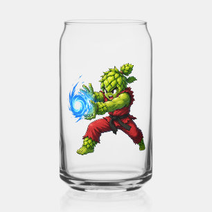 Brew Fighter Hop Can Glass