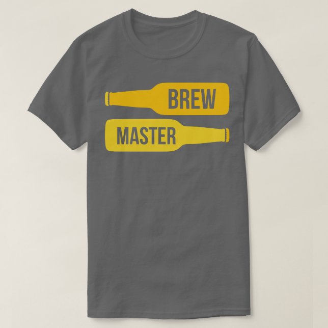 Brew Master Head Brewer Home Brewer T-Shirt (Design Front)